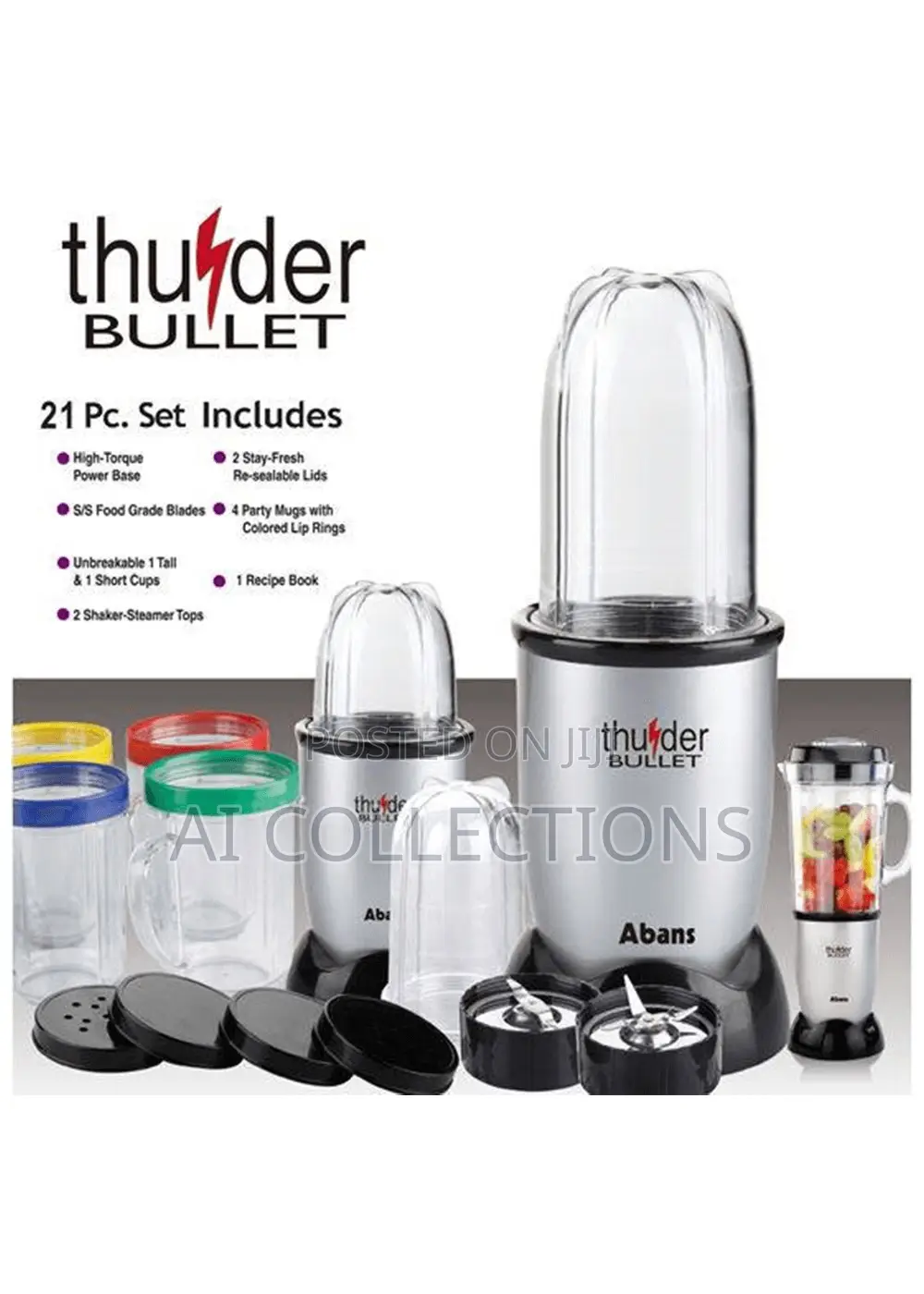 Abans-Blenders and Grinders- Thunder Bullet - Bl216abc