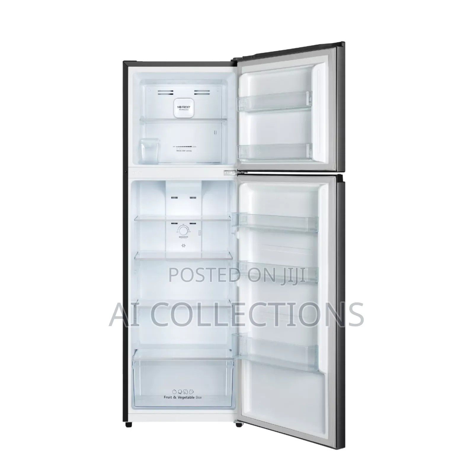 Hisense Refrigerator Double Door Inverter 250L Black -RD32W