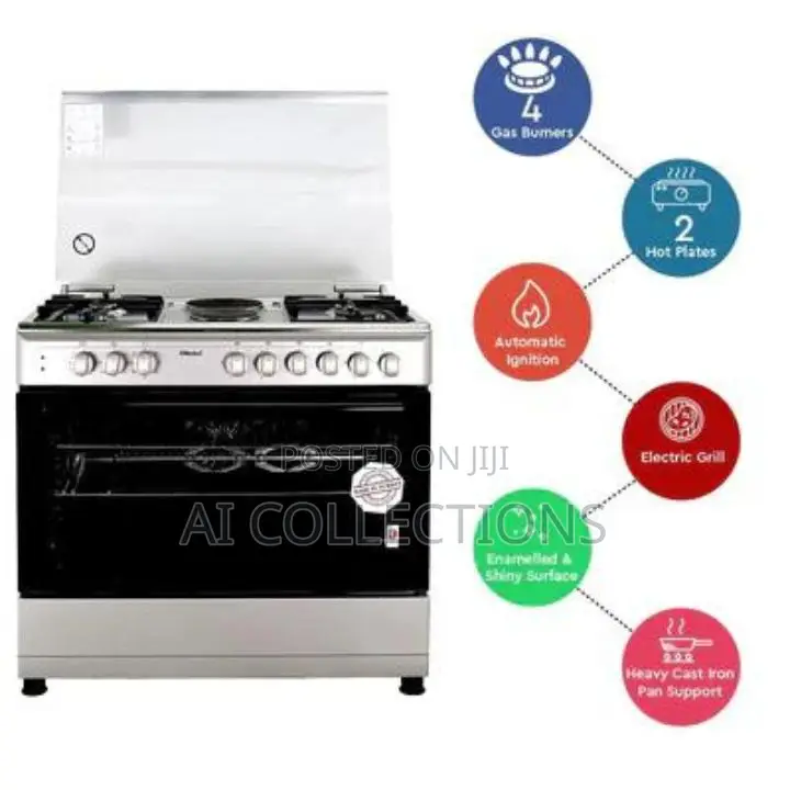 Noble Gas Electric Cooker With Oven 90x60 - NGC9622