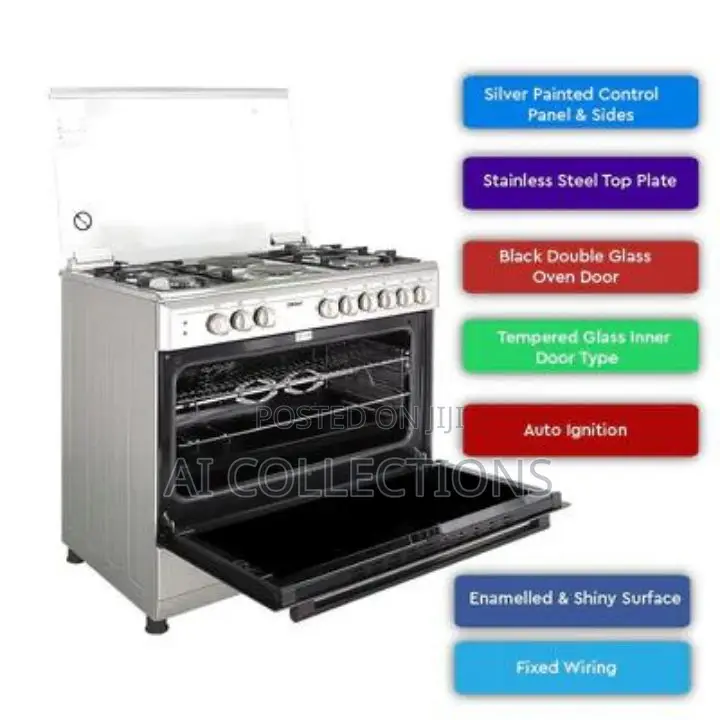 Noble Gas Electric Cooker With Oven 90x60 - NGC9622