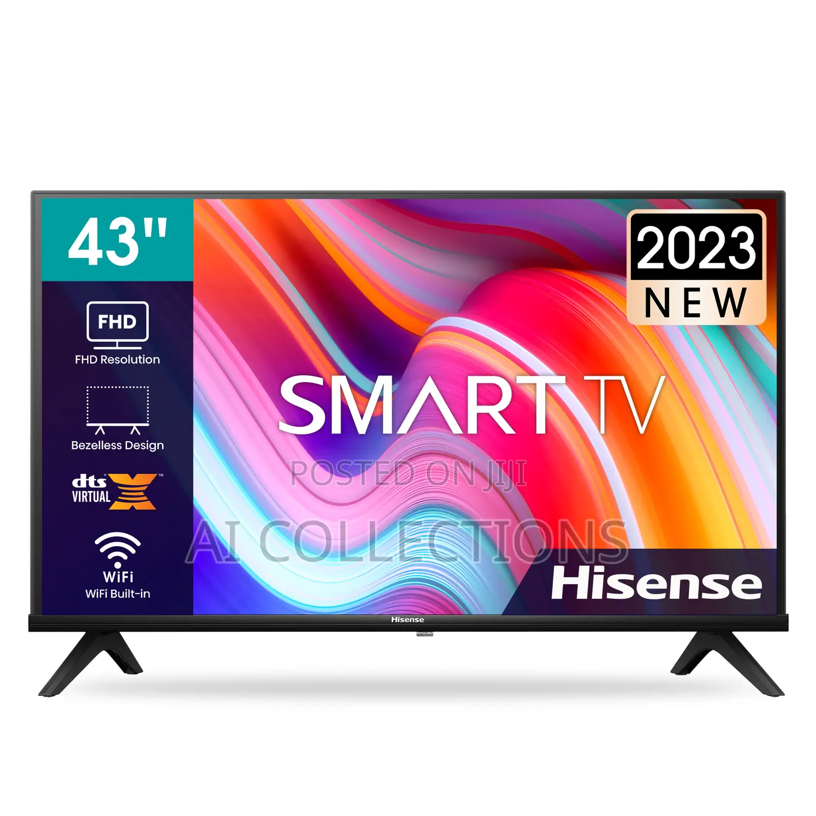 Hisense 43" UHD Smart DLED Tv 43-A61k