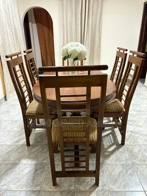 Teak Dining Table 6 Chairs
