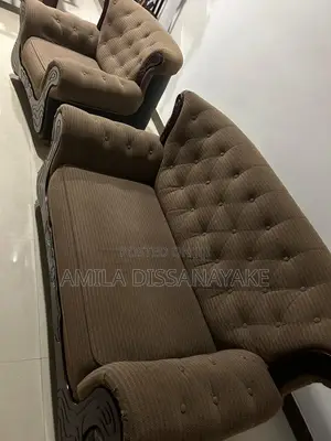 Photo - Sofa Set With Glass Top Dining Table