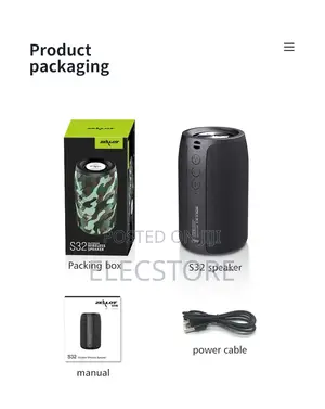 Zealot S32 Wireless Bluetooth Speaker Mini Hifi Subwoofer