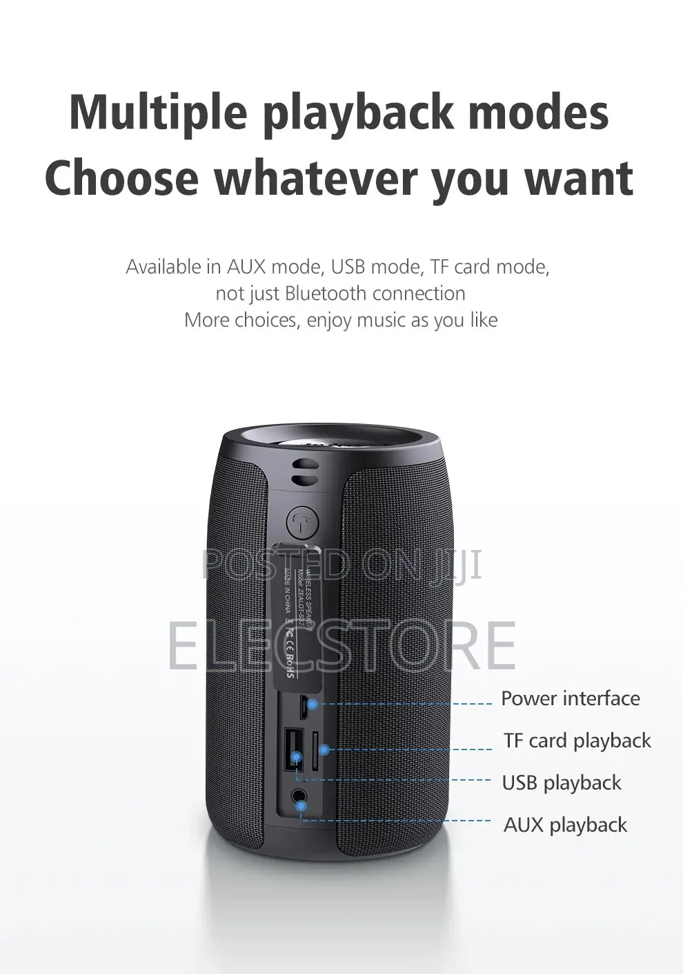 Zealot S32 Wireless Bluetooth Speaker Mini Hifi Subwoofer