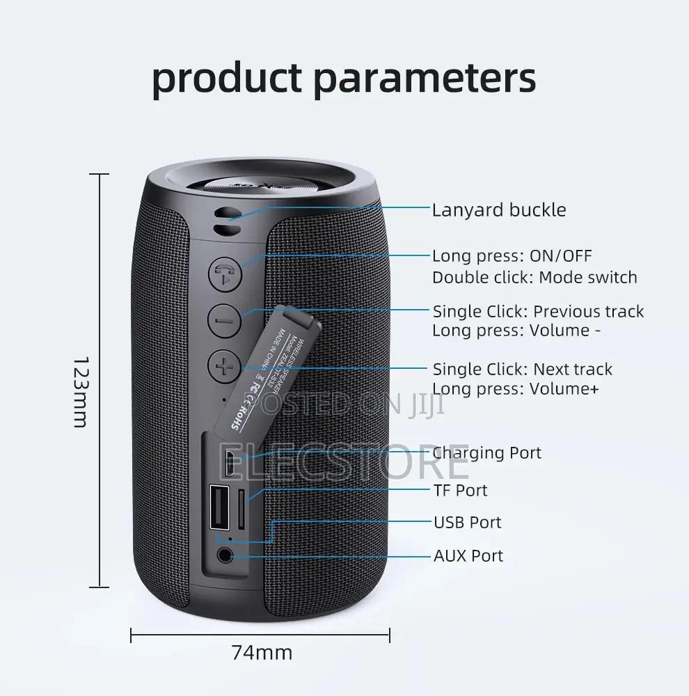 Zealot S32 Wireless Bluetooth Speaker Mini Hifi Subwoofer