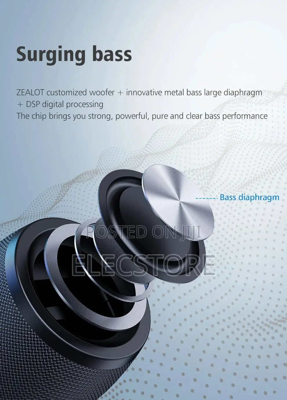 Zealot S32 Wireless Bluetooth Speaker Mini Hifi Subwoofer