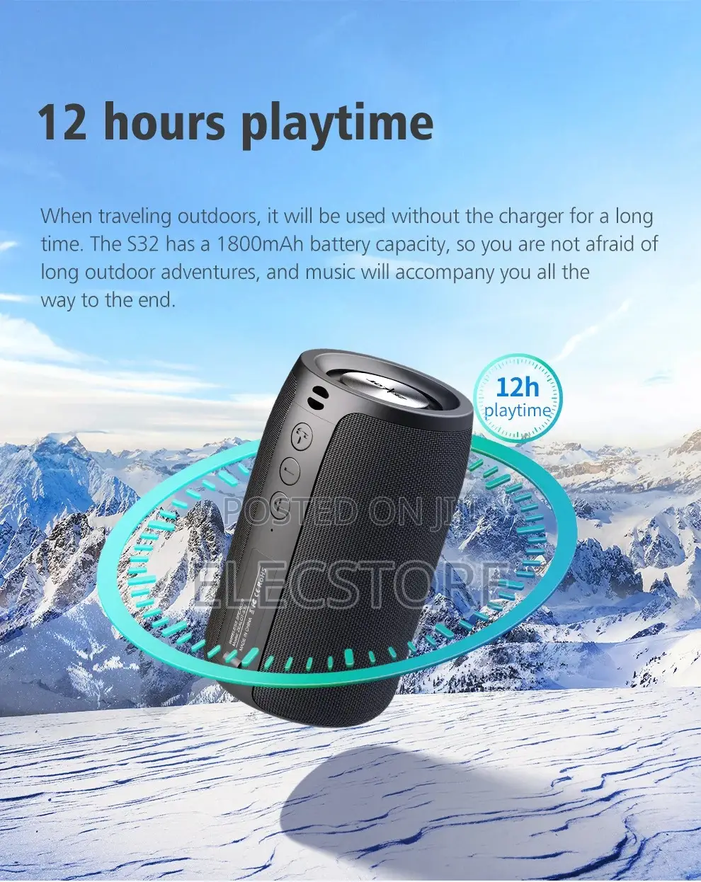 Zealot S32 Wireless Bluetooth Speaker Mini Hifi Subwoofer