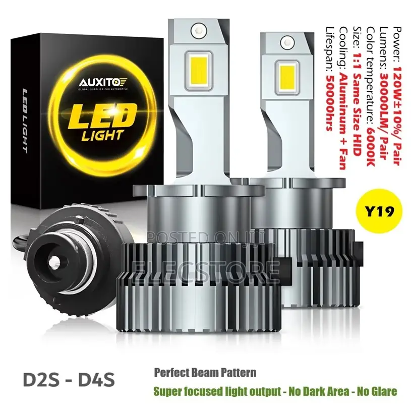 Auxito D1s D3s D2s 120w 30000lm Canbus Led Headlight Bulbs