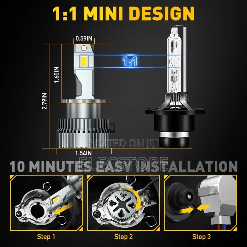 Auxito D1s D3s D2s 120w 30000lm Canbus Led Headlight Bulbs