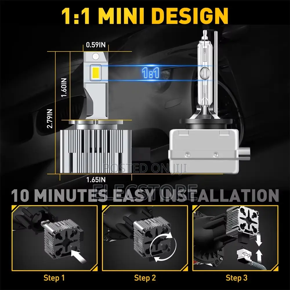 Auxito D1s D3s D2s 120w 30000lm Canbus Led Headlight Bulbs