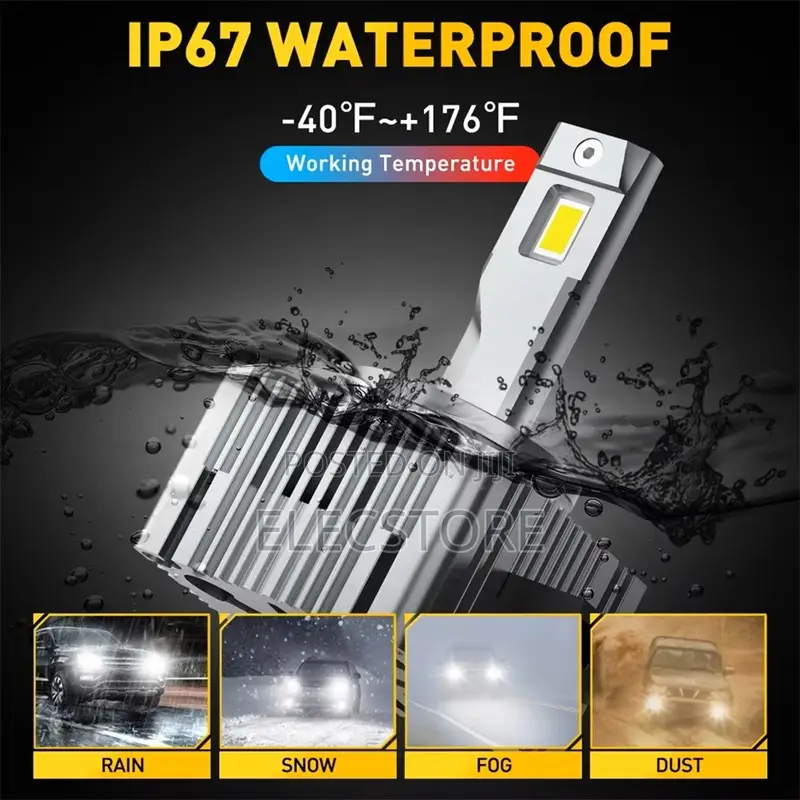 Auxito D1s D3s D2s 120w 30000lm Canbus Led Headlight Bulbs