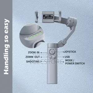 New F5 Anti Shake 3-Axis Gimbal Stabilizer App Face Tracking