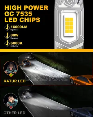 Katur H3 Led Bulb Head/Fog Light Canbus 12v White DRL