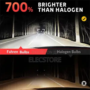 Fahren Krieges H4 Led Headlight Bulbs 120w 28000lm 12v