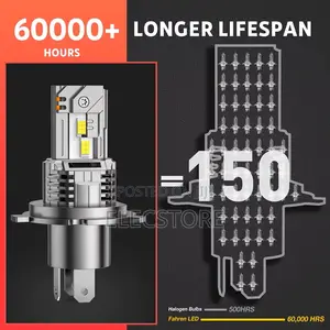 Fahren Krieges H4 Led Headlight Bulbs 120w 28000lm 12v