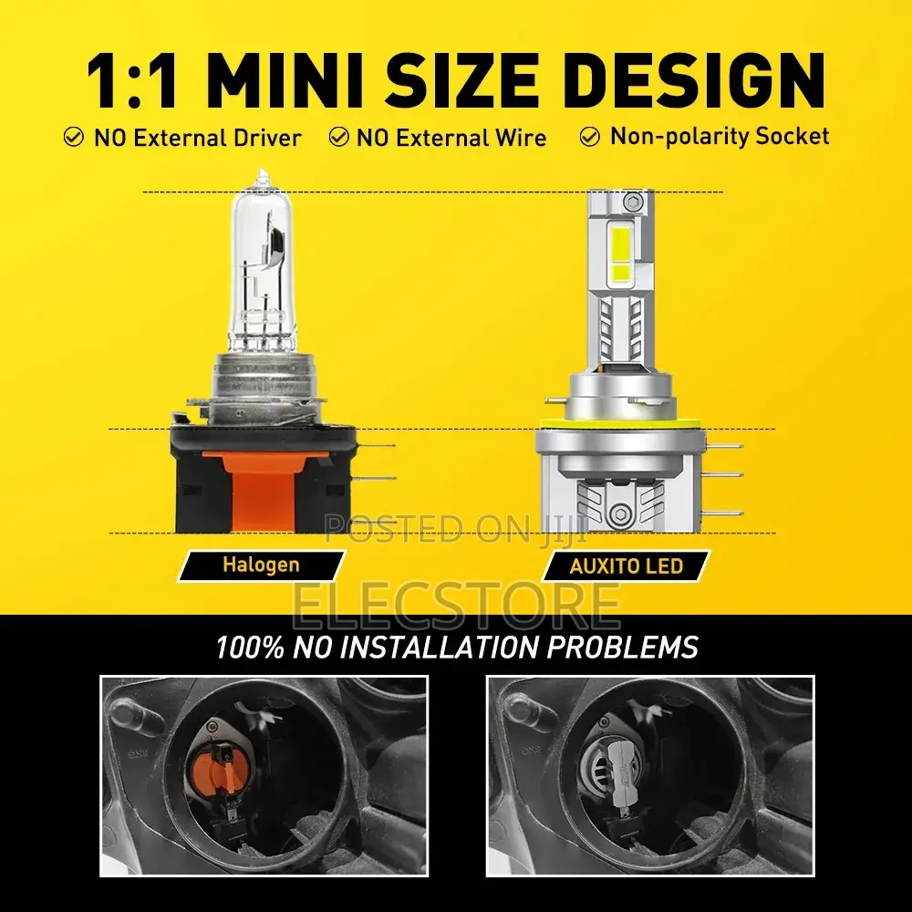 Auxito H15 Led Headlight Bulbs 30000lm High Beam DRL Driving