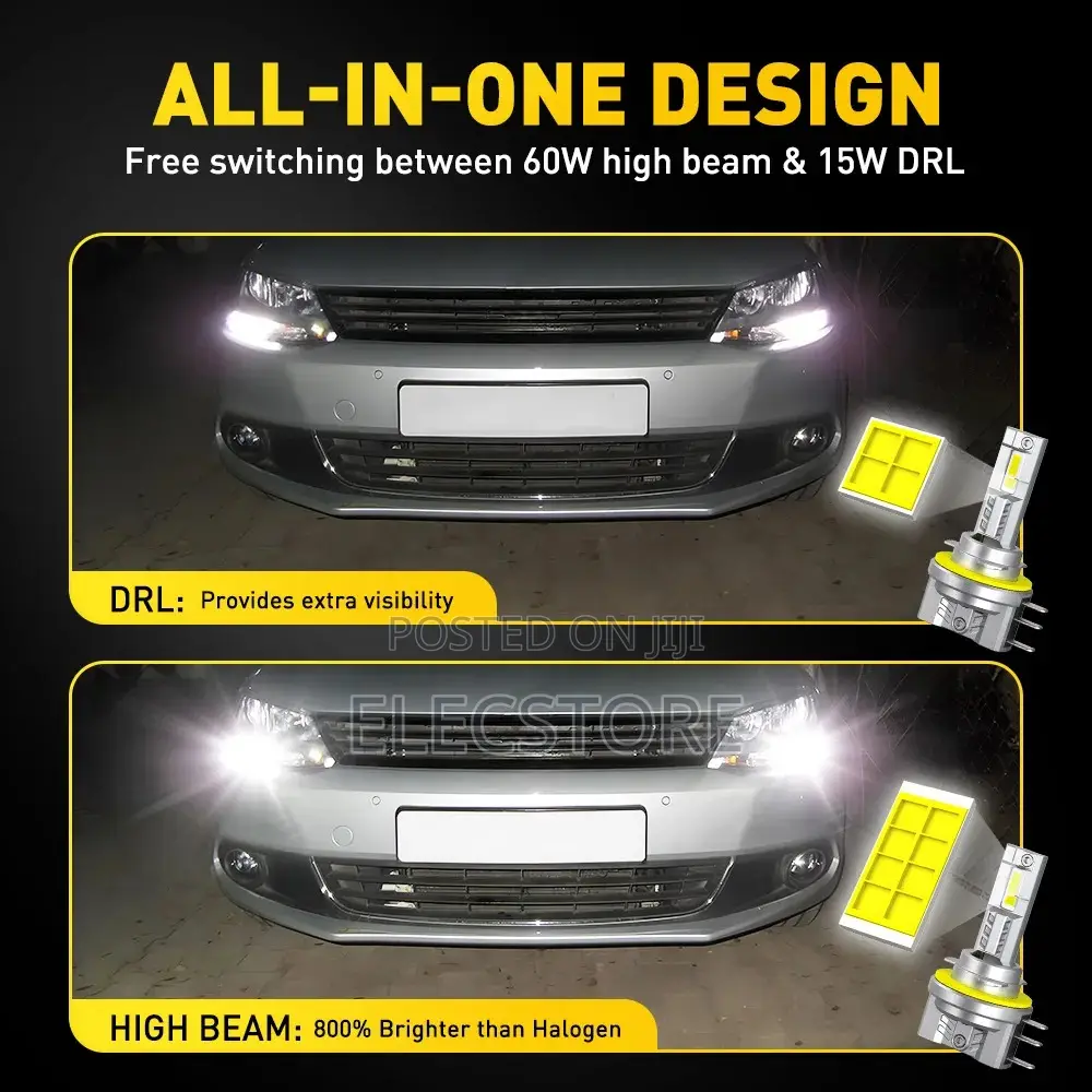 Auxito H15 Led Headlight Bulbs 30000lm High Beam DRL Driving