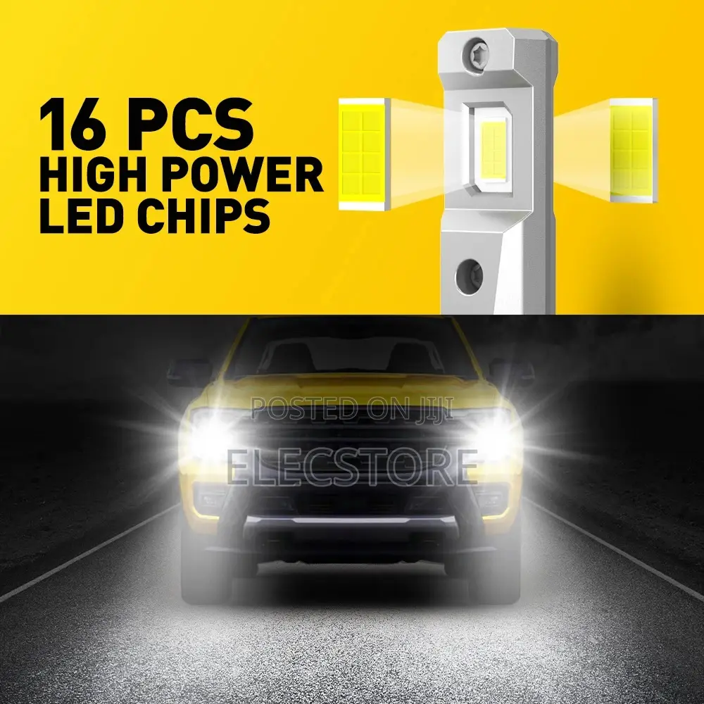 Auxito 9005 Hb3 H11 H9 H8 H16 Led 50w 16000lm Headlight Bulb