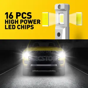 Auxito 9005 Hb3 H11 H9 H8 H16 Led 50w 16000lm Headlight Bulb