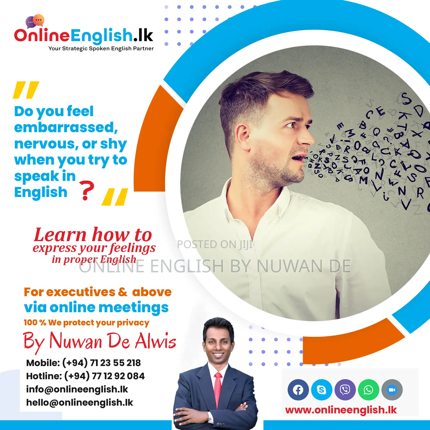 Individual Online Spoken English Classes for Adults