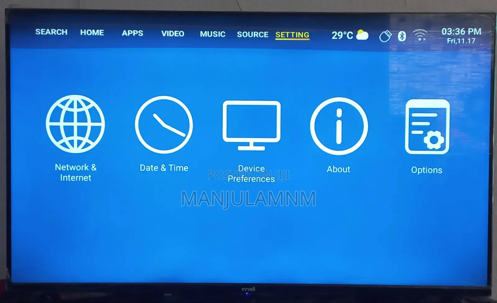 Evvoli Samrt 43" Android Tv