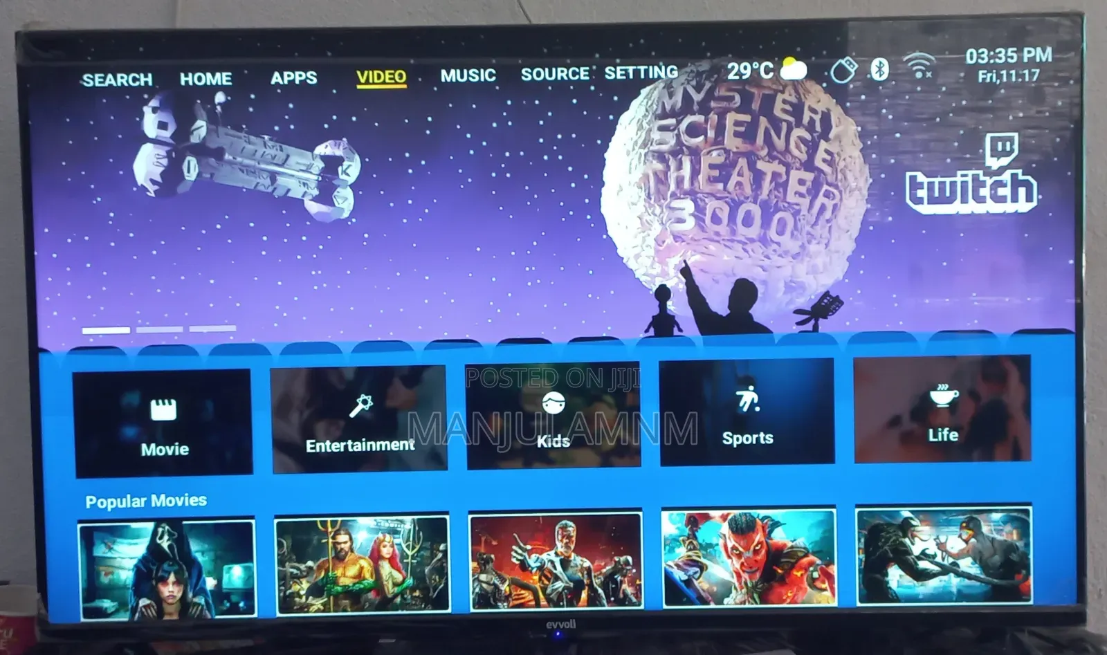 Evvoli Samrt 43" Android Tv