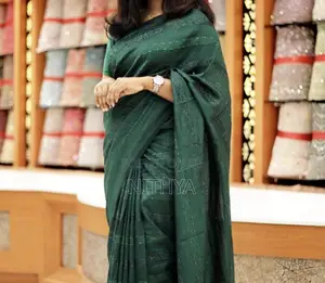 Photo - Vichitra Silk Saree- Fancy Saree