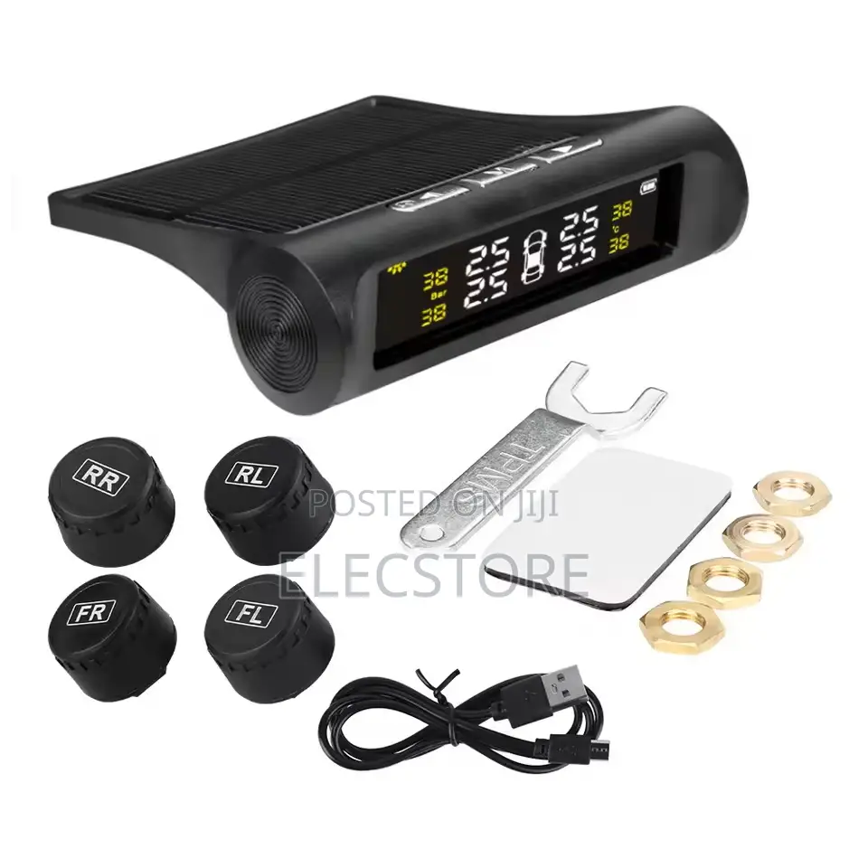 New Tire Pressure Monitoring System Solar Power Alarm System