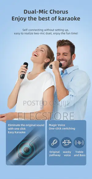 Zealot S32m Karaoke Bluetooth Speakers 2 Microphones Hi Bass