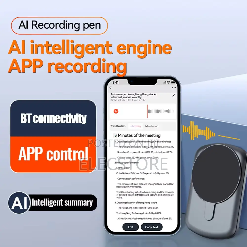 Chatgpt-4 Ai Powered Call Voice Recorder Translator 32-64gb