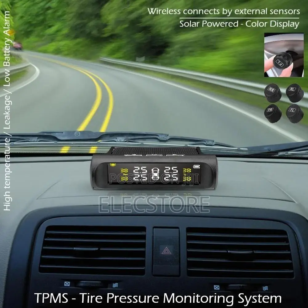 New Tire Pressure Monitoring System Solar Power Alarm System