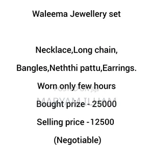 Waleema Jewellery Set