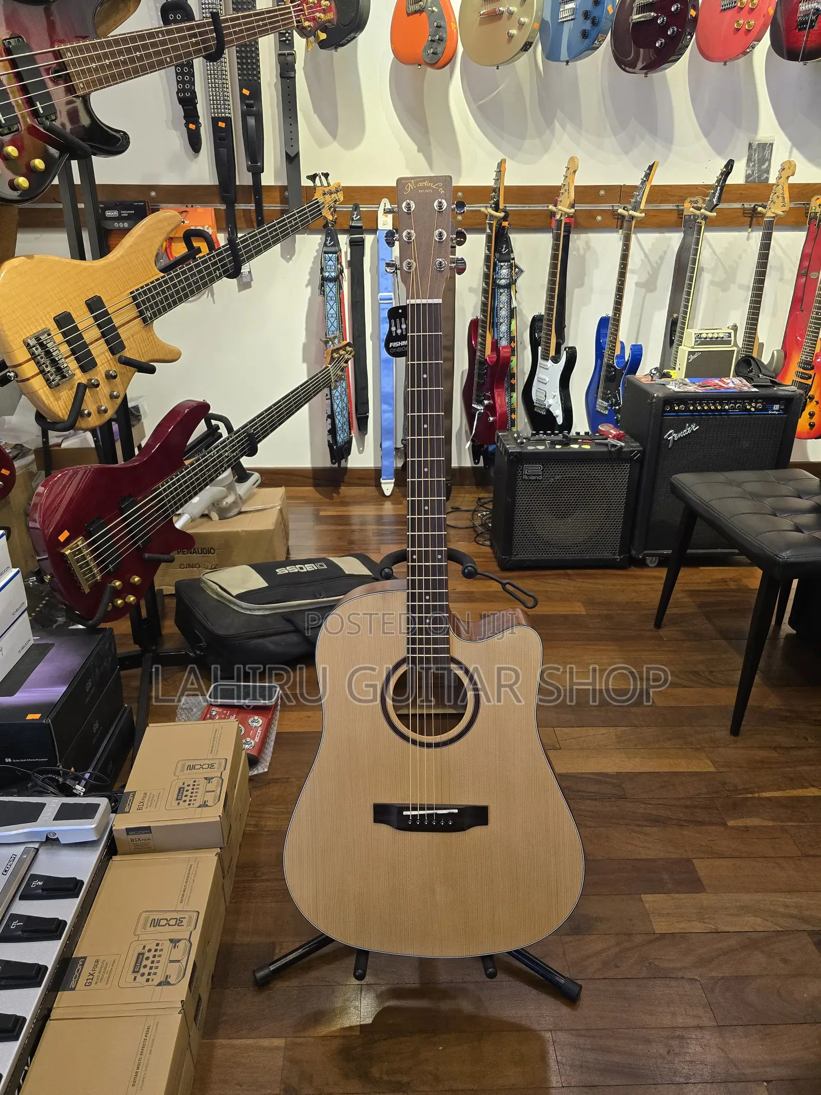Martin Lee Rd41c Dreadnought Cutaway Electric Acoustic Guita