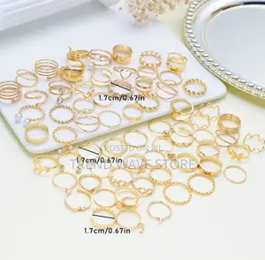 Photo - Random Design Ring Set 10pcs Random Mixed Design