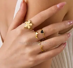 Photo - Ring Set All Design Available No Fade 4pcs Set