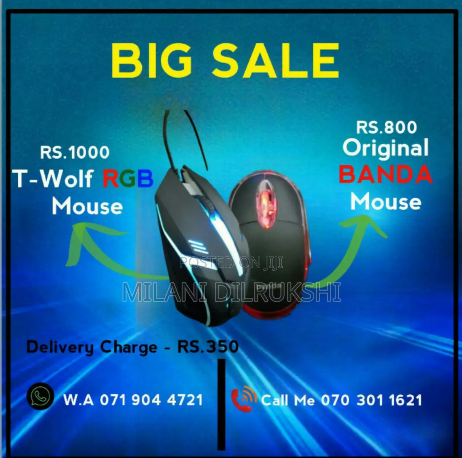 T-Wolf RGB Mouse