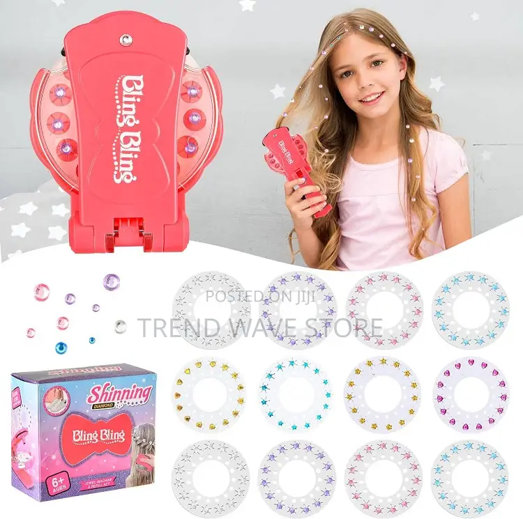 Sparkling Hair Gemstone Style Toy (P06587)