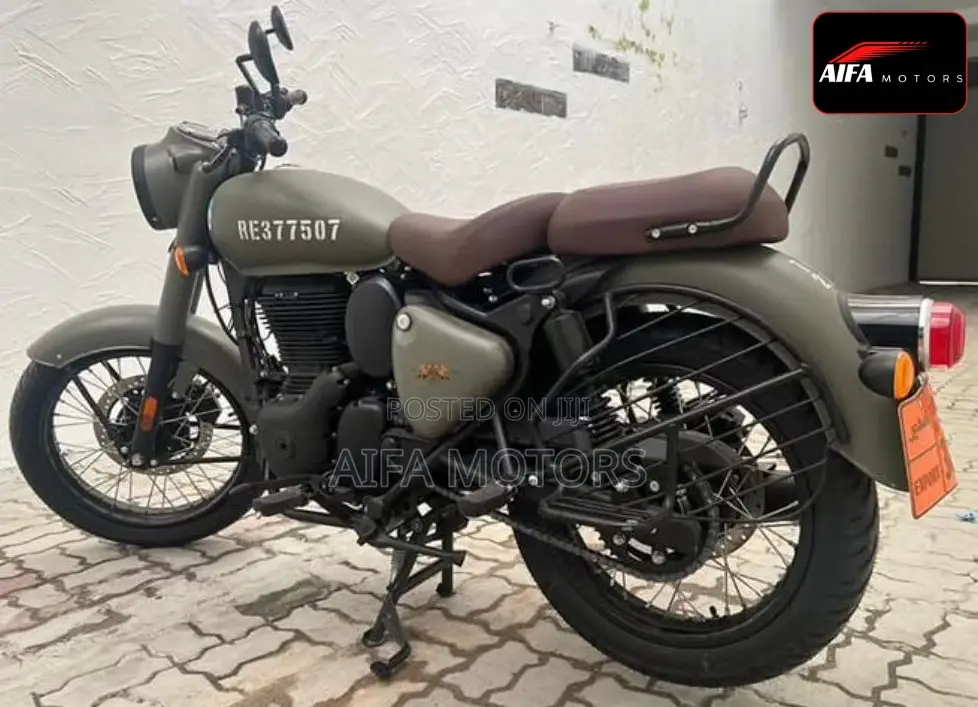 New Royal Motorcycle 2024 Green