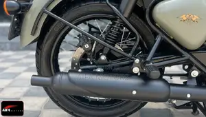 New Royal Motorcycle 2024 Green