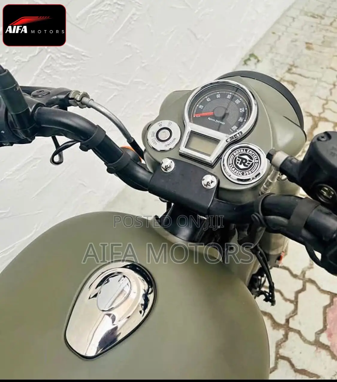 New Royal Motorcycle 2024 Green