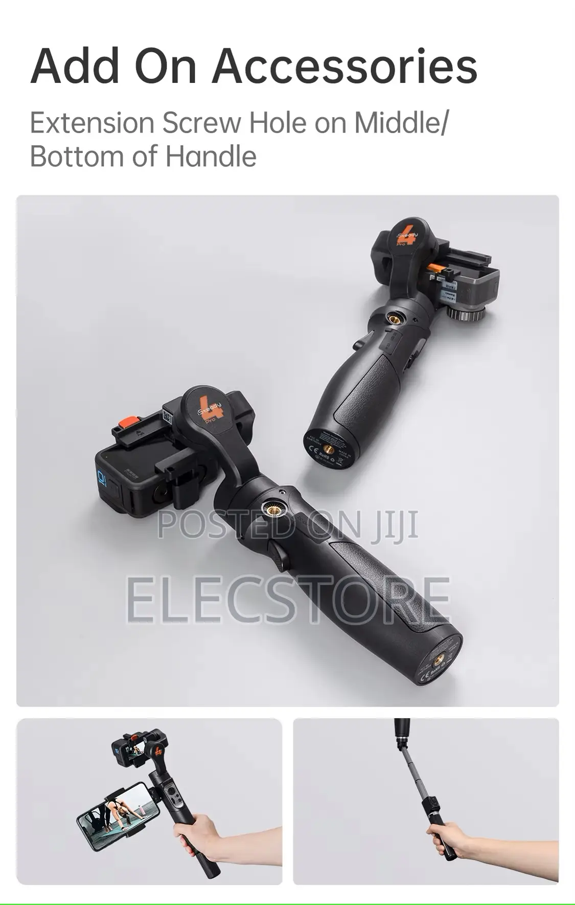 Hohem Isteady Pro 4 Gimbal Stabilizer 3-Axis Action Cameras