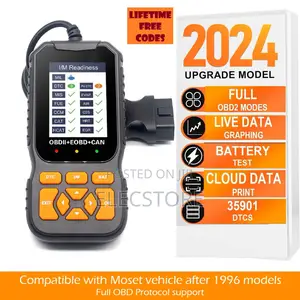 Photo - V520 Obd2 Engine Diagnostic Scanner Tool Lifetime Free Codes