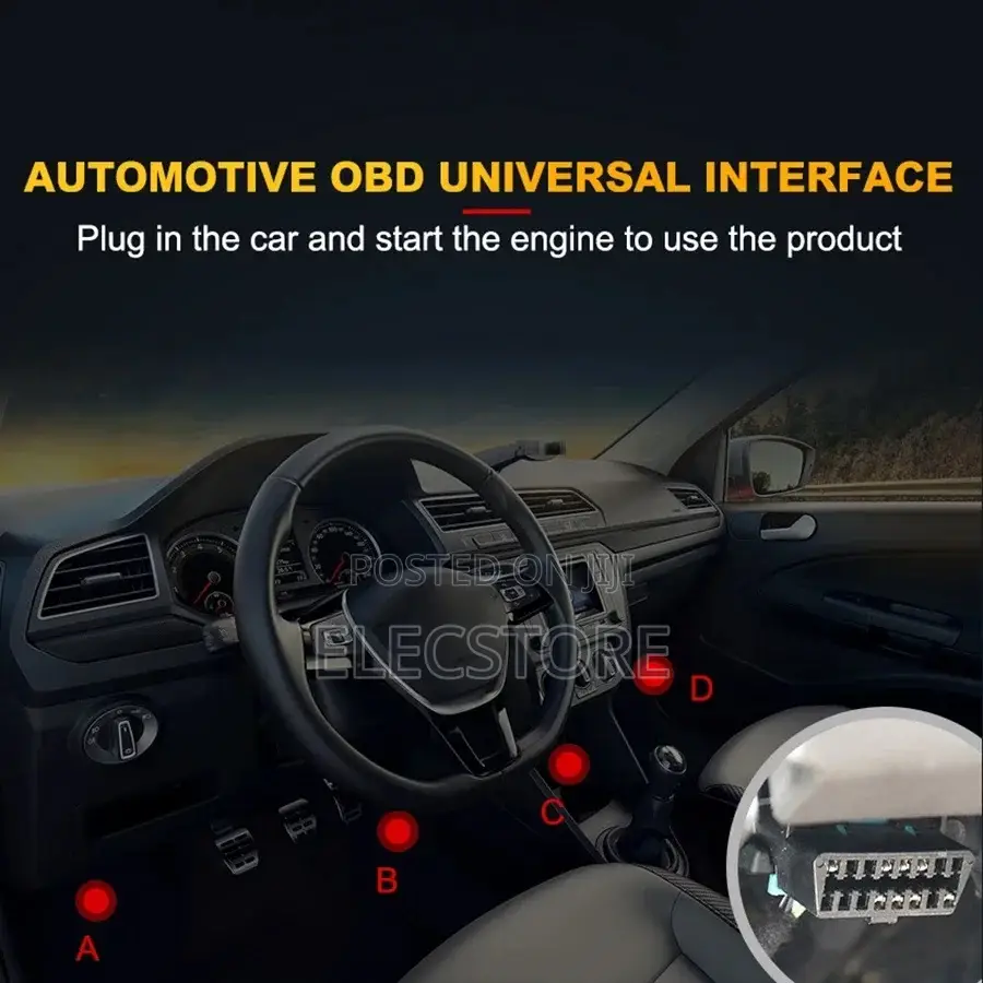 V520 Obd2 Engine Diagnostic Scanner Tool Lifetime Free Codes