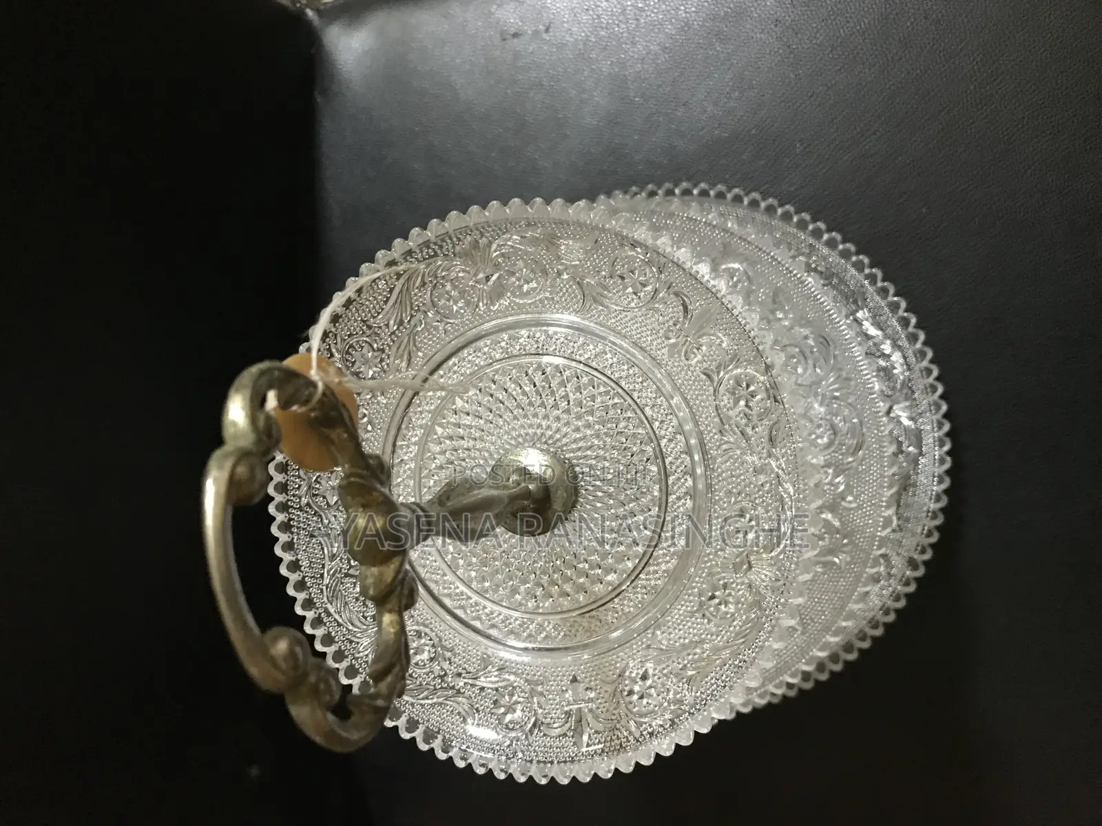 Party Cake Saving Crystal Tray for Sale