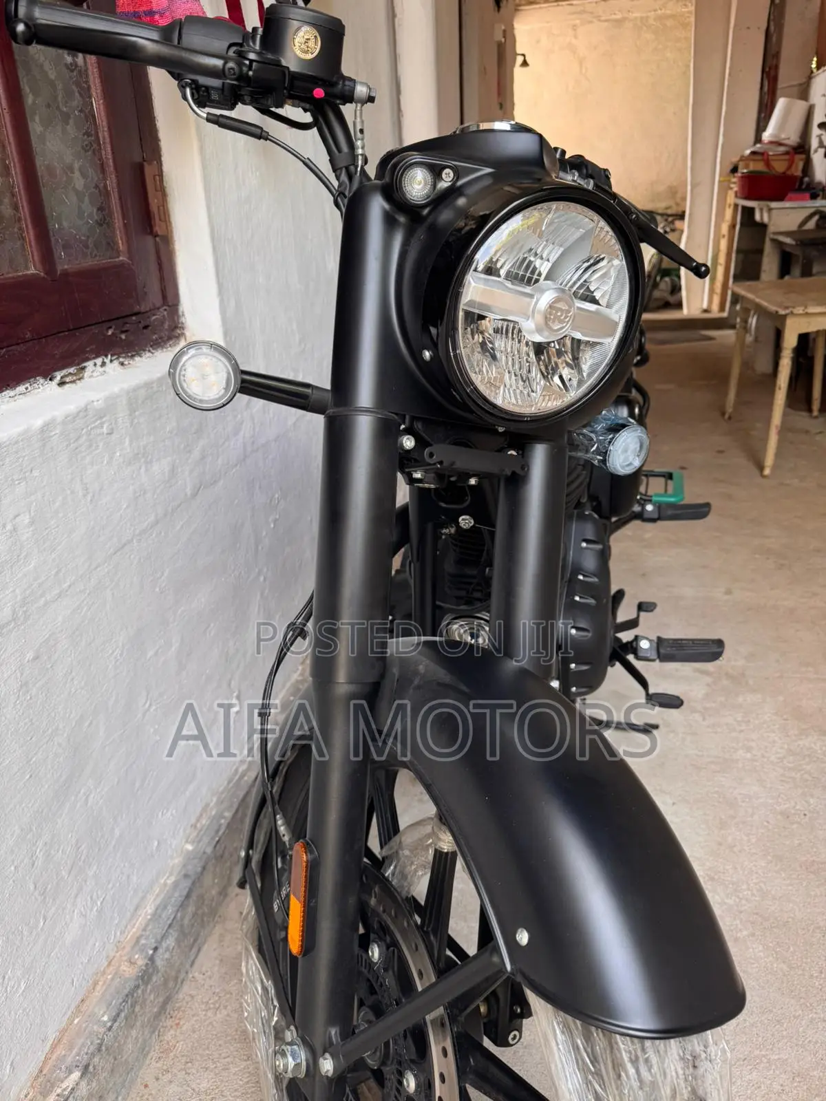 New Royal Motorcycle 2024 Black