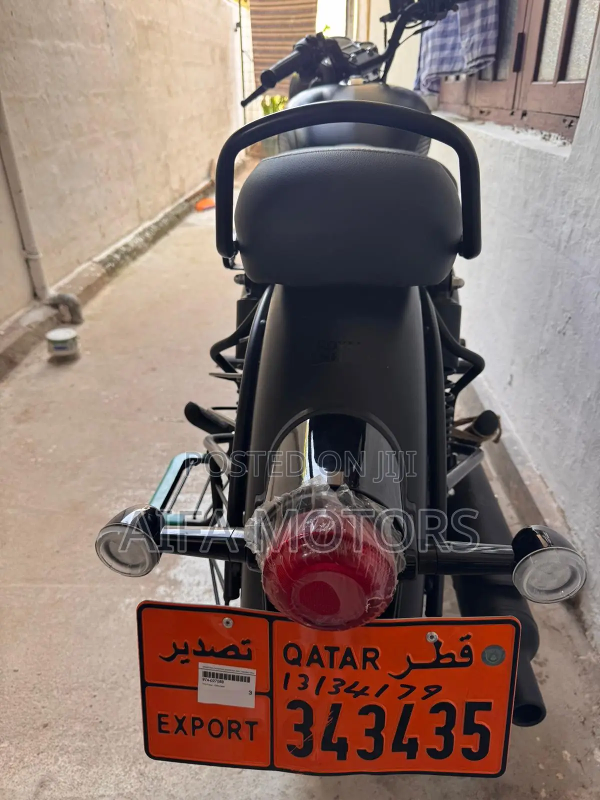 New Royal Motorcycle 2024 Black
