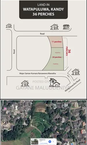 Land in Watapuluwa, Kandy
