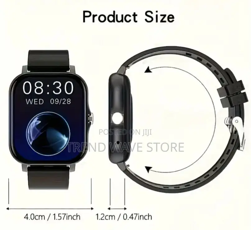 Smart Watch Silver Colour Available