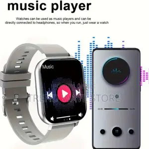Smart Watch Silver Colour Available